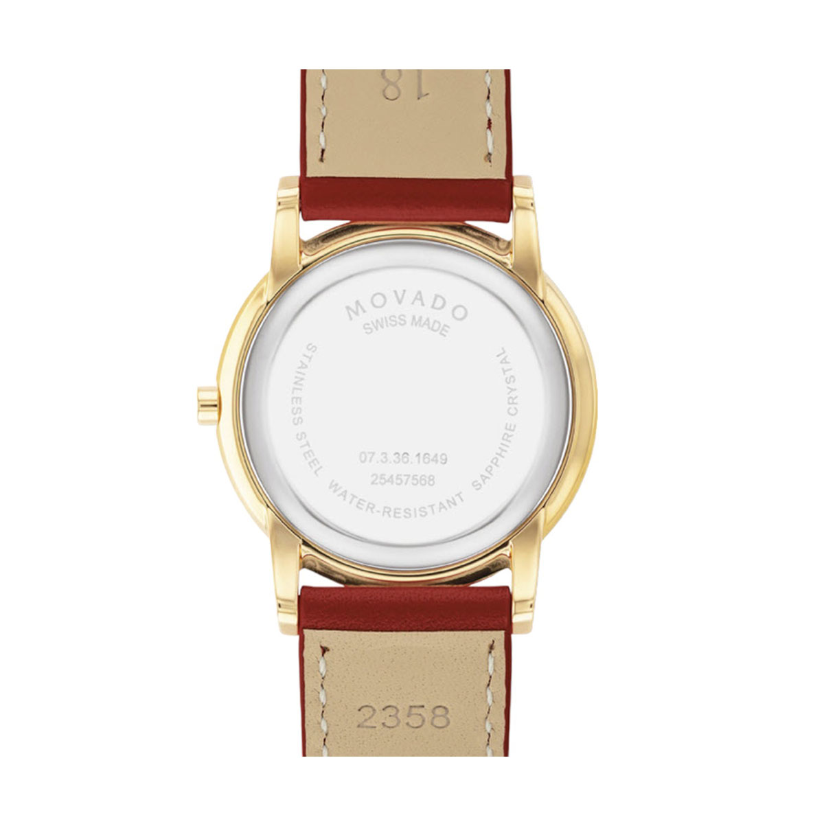 Movado Museum Classic 33mm Watch, Red Dial