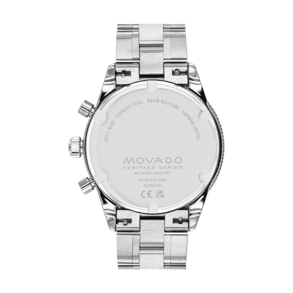 Movado Heritage Series Calendoplan S Chronograph 42mm Watch, Blue Toned Dial