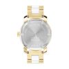 Movado Bold Ceramic 36mm Watch, White Dial