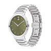 Movado Bold Horizon 40mm Watch, Olive Green Dial