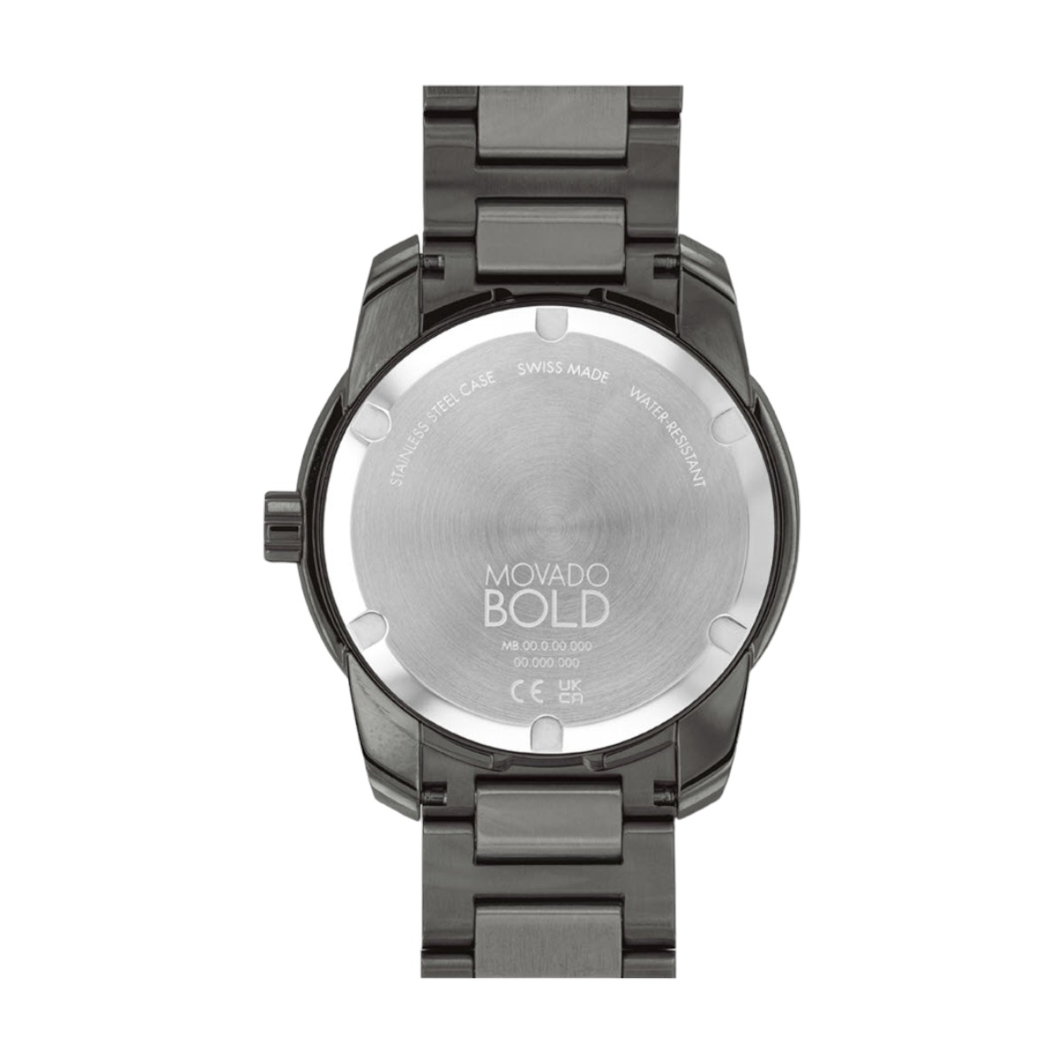 Movado Bold Verso 42mm Watch, Gunmetal Tone Dial