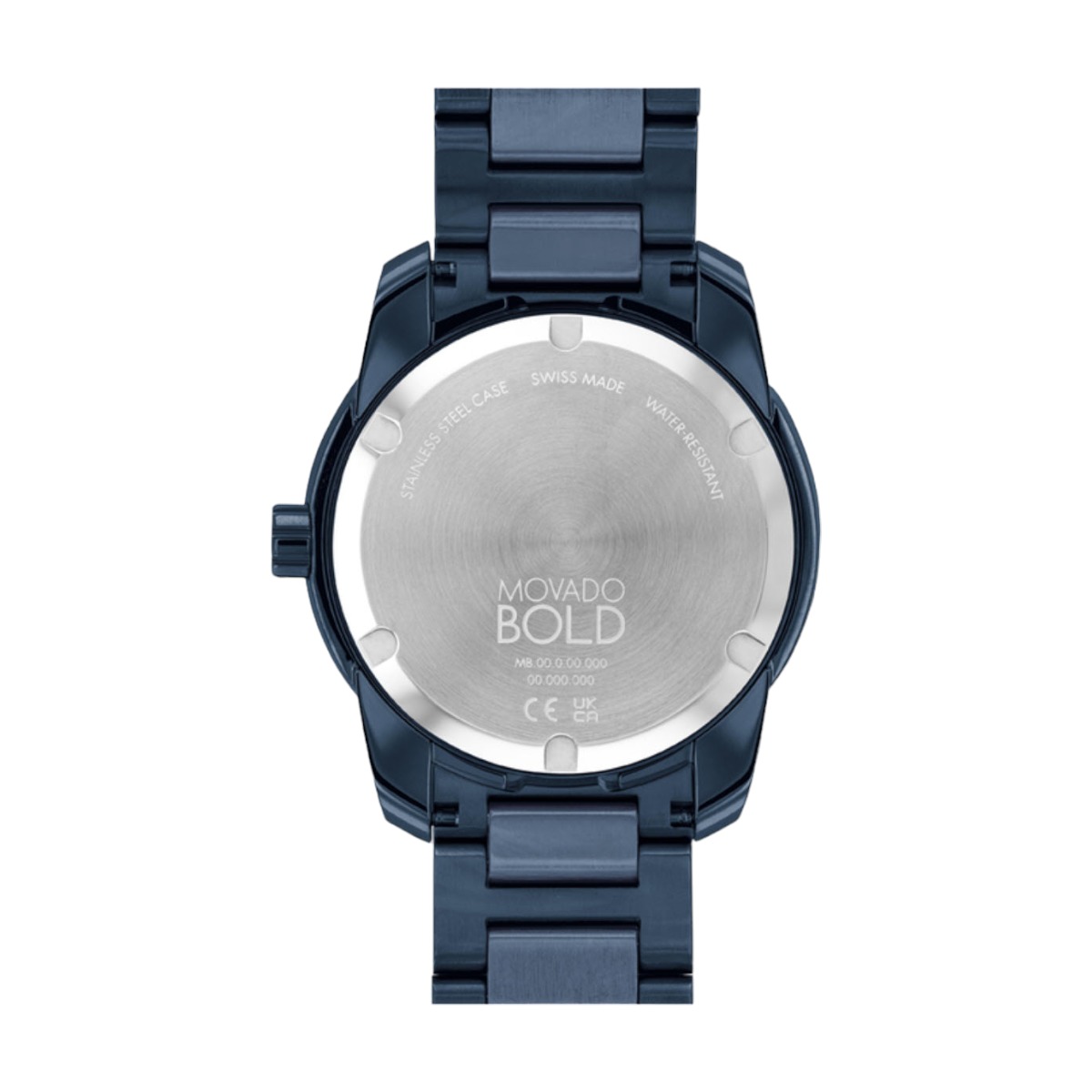 Movado Bold Verso 42mm Watch, Metallic Blue Dial