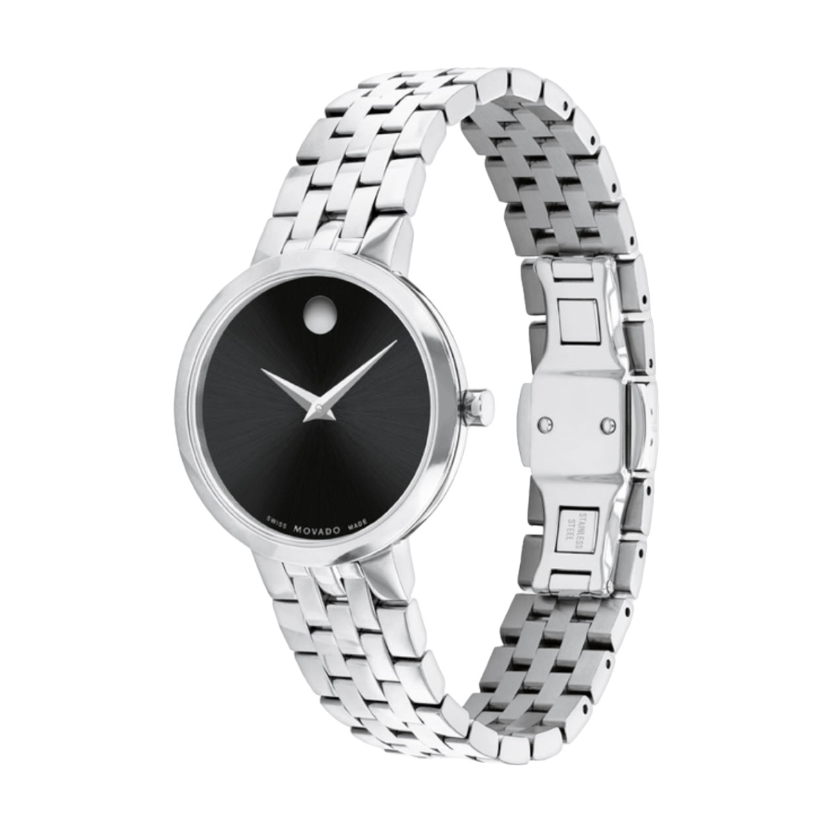 Movado Museum Classic 29.5mm Watch, Black Dial