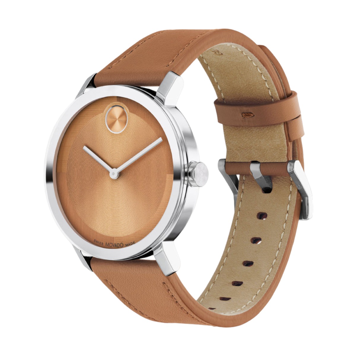 Movado Bold Evolution 2.0 40mm Watch, Apricot Orange Dial