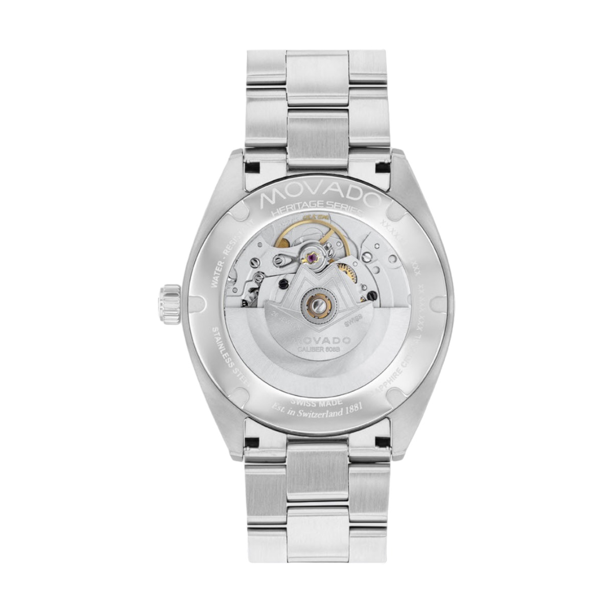 Movado Heritage Series Datron Automatic 40mm Watch, Light Blue Dial