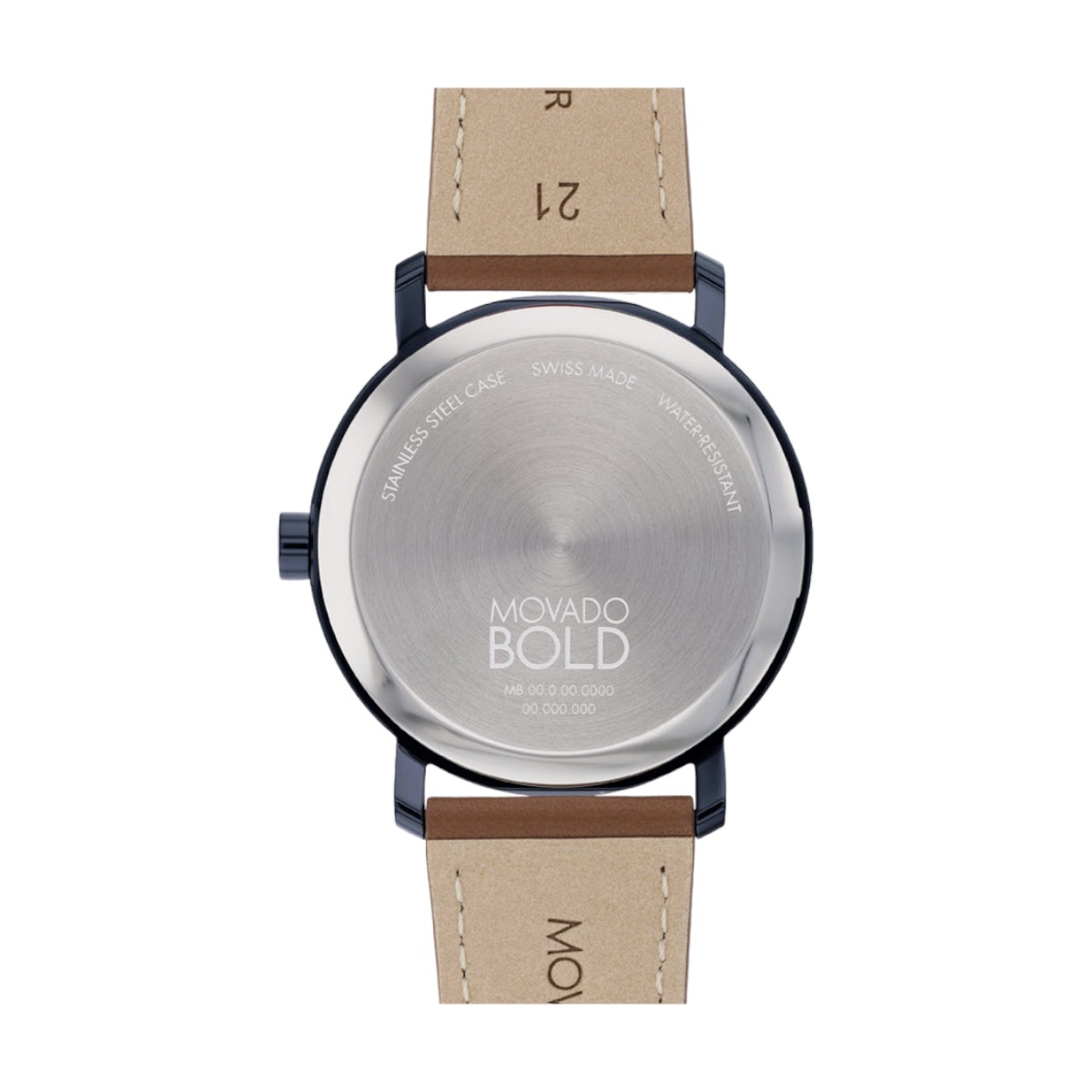 Movado Bold Evolution 2.0 40mm Watch, Glossy Navy Blue Dial