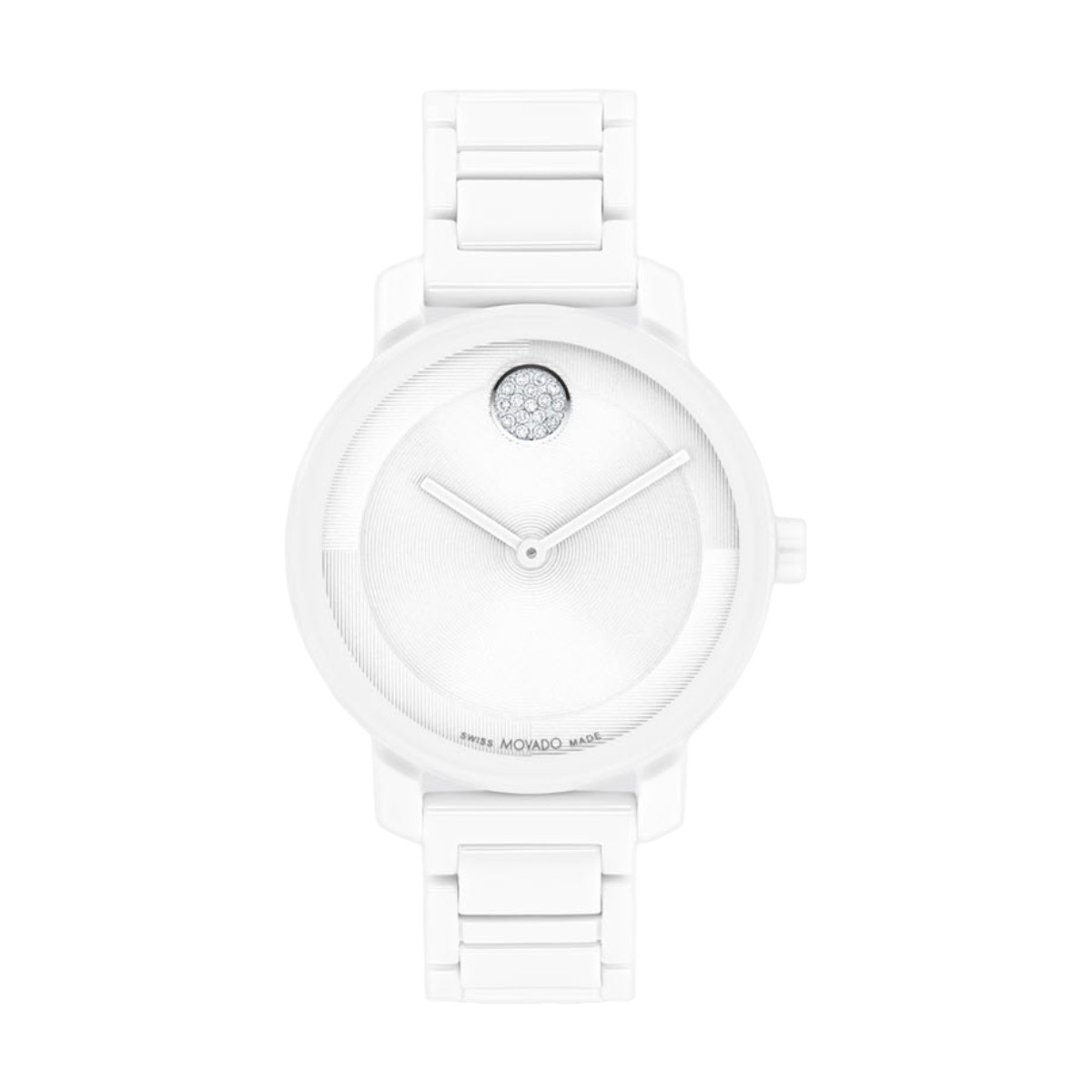 Movado Bold Evolution 2.0 34mm Women's Watch, White Dial