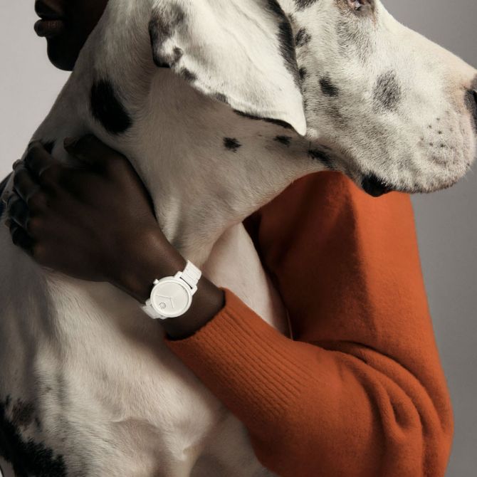 Movado Bold Evolution 34mm Women's Watch, White Dial 3601233