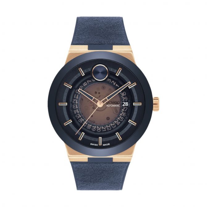 Bold Fusion Automatic 44mm Men's Watch, Blue Exhibition Dial