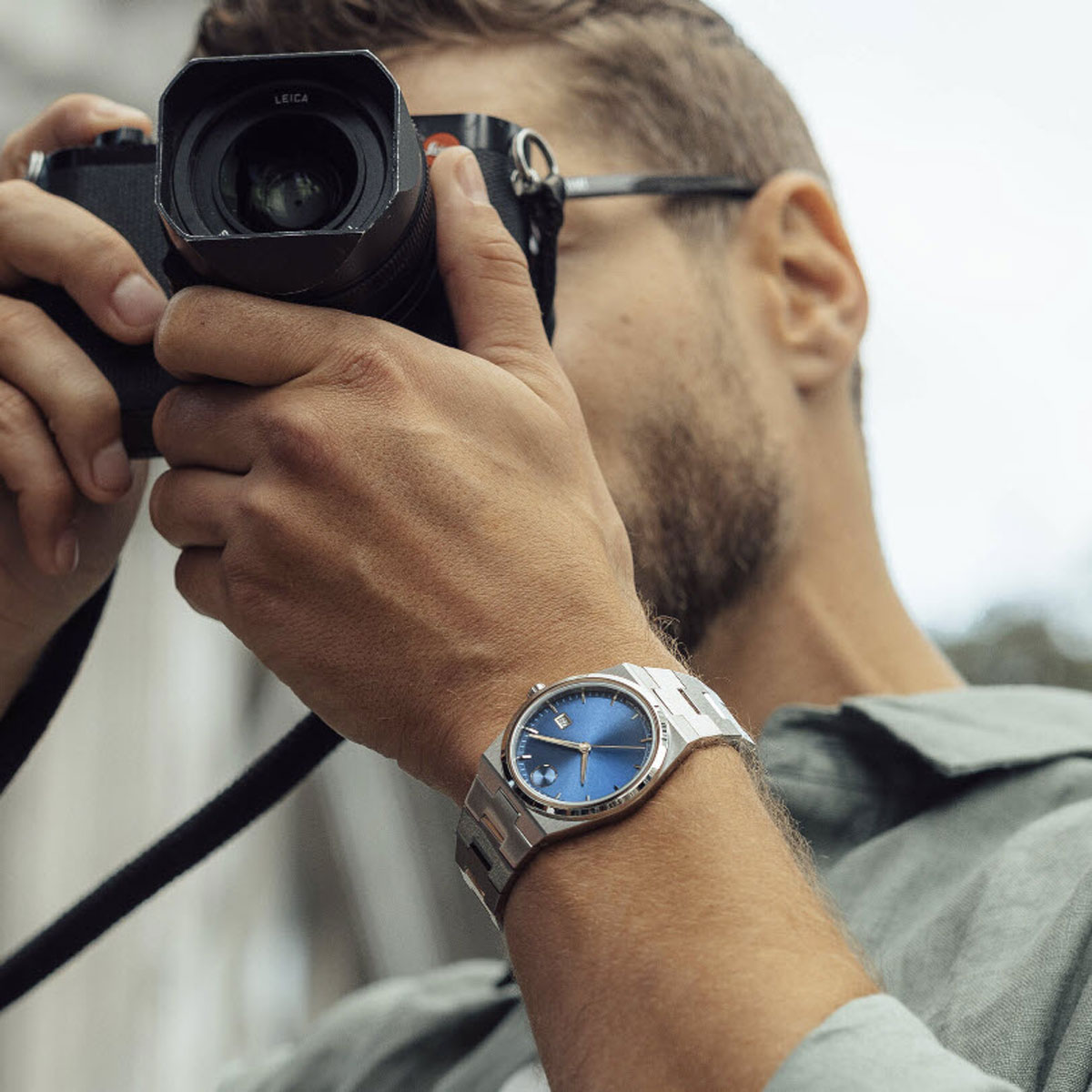 Bold Quest 40mm Men's Watch, Blue Sunray Dial