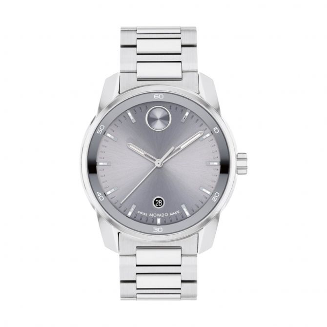 Bold Verso 42mm Men's Watch, Military Grey Dial