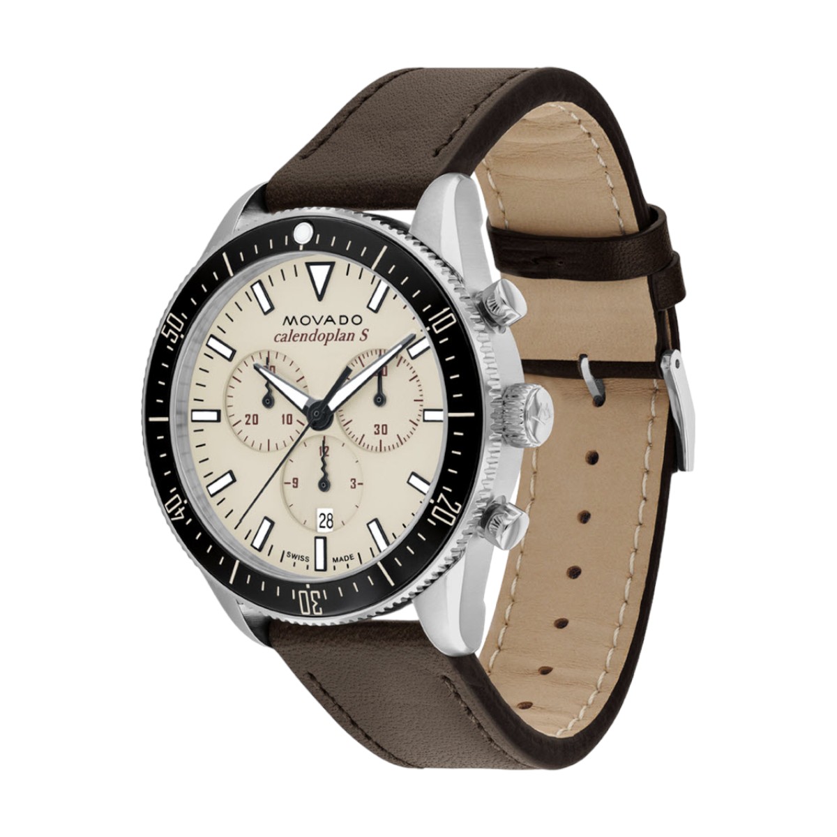 Heritage Series Calendoplan S 42mm Men's Watch, Sand Dial