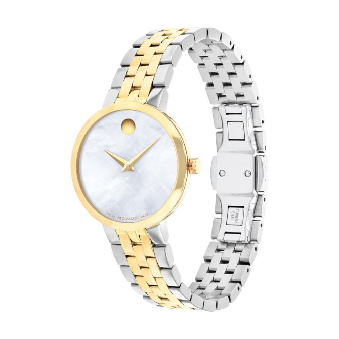Movado Museum Classic 29.5mm Women s Watch White Mother of Pearl Dial 0607812 Borsheims