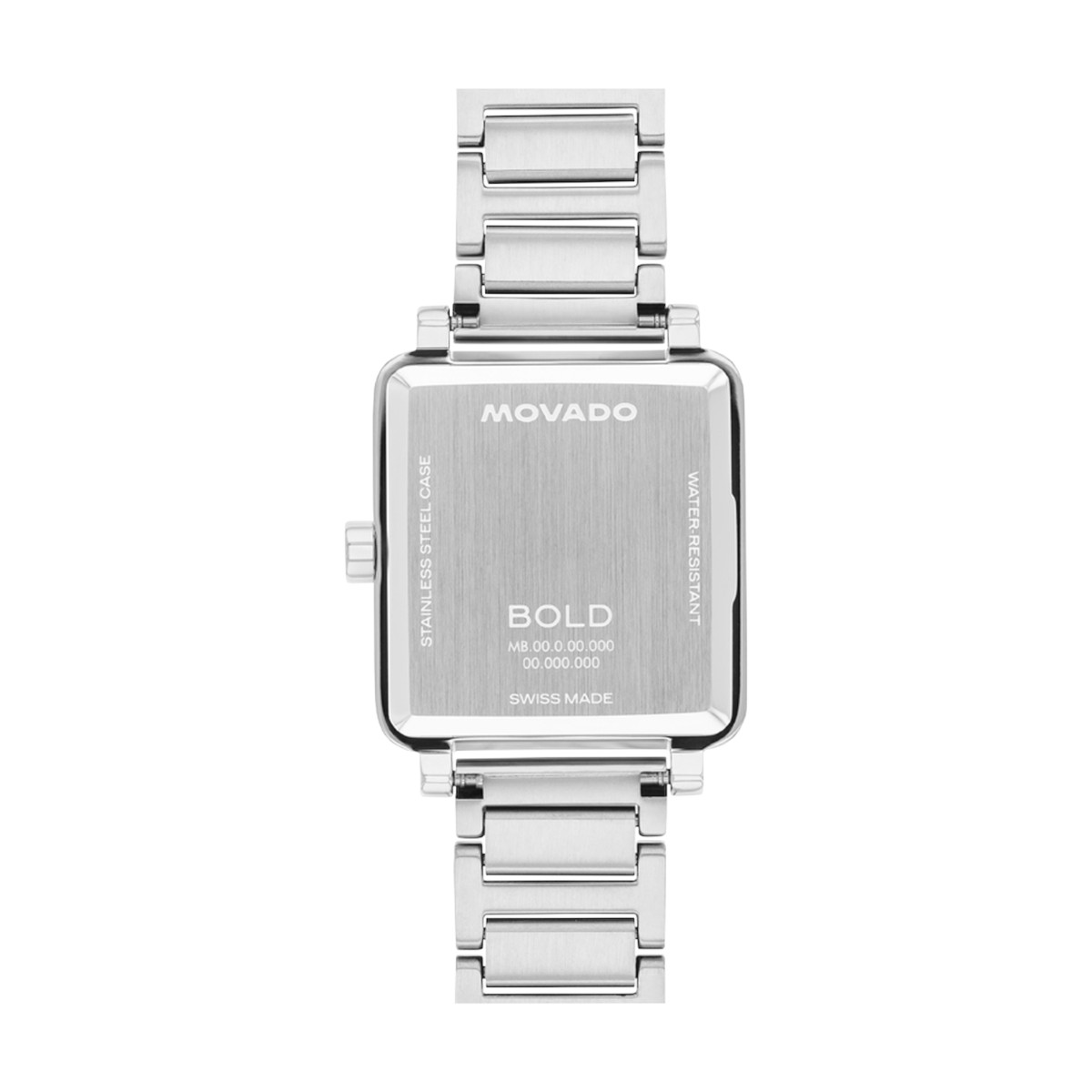 Movado Bold Evolution 2.0 28mm x 26mm Women's Watch, Light Blue Square Dial