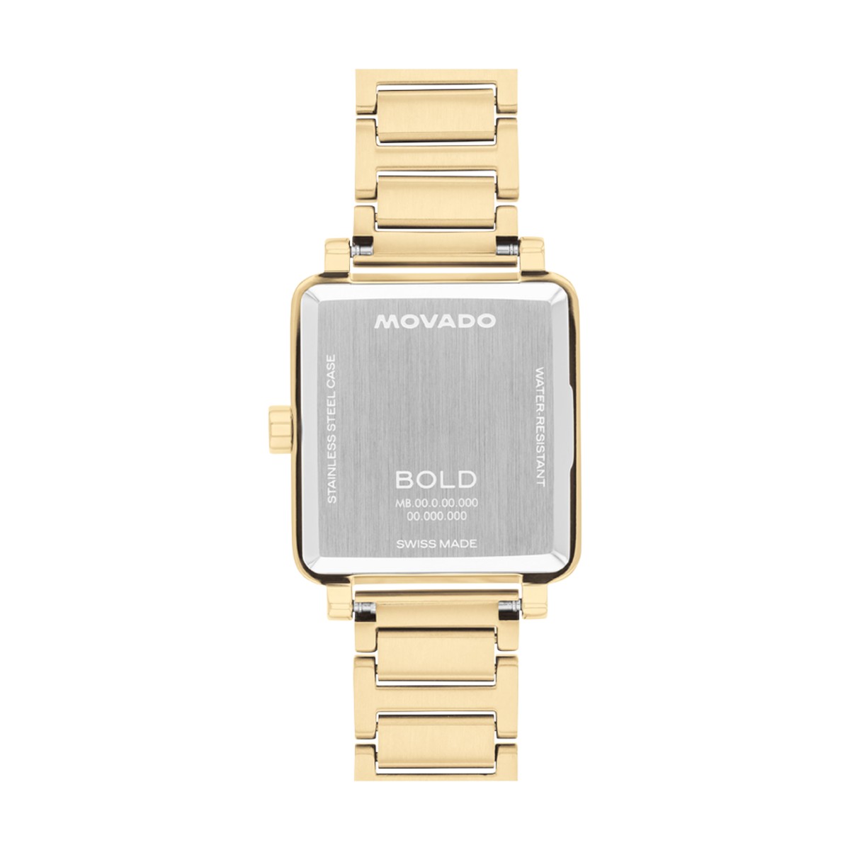 Movado Bold Evolution 2.0 28mm x 26mm Women's Watch, White Square Dial