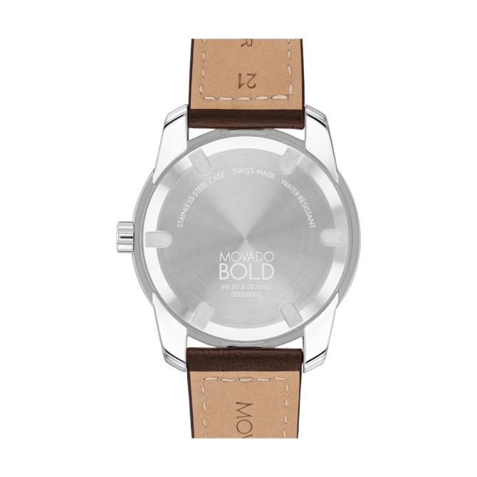 Movado Bold Verso 42mm Watch, Clay Color Dial | 3601206 | Borsheims