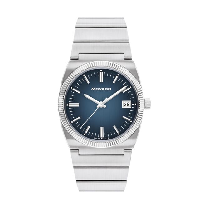Movado mens watches blue dial shop