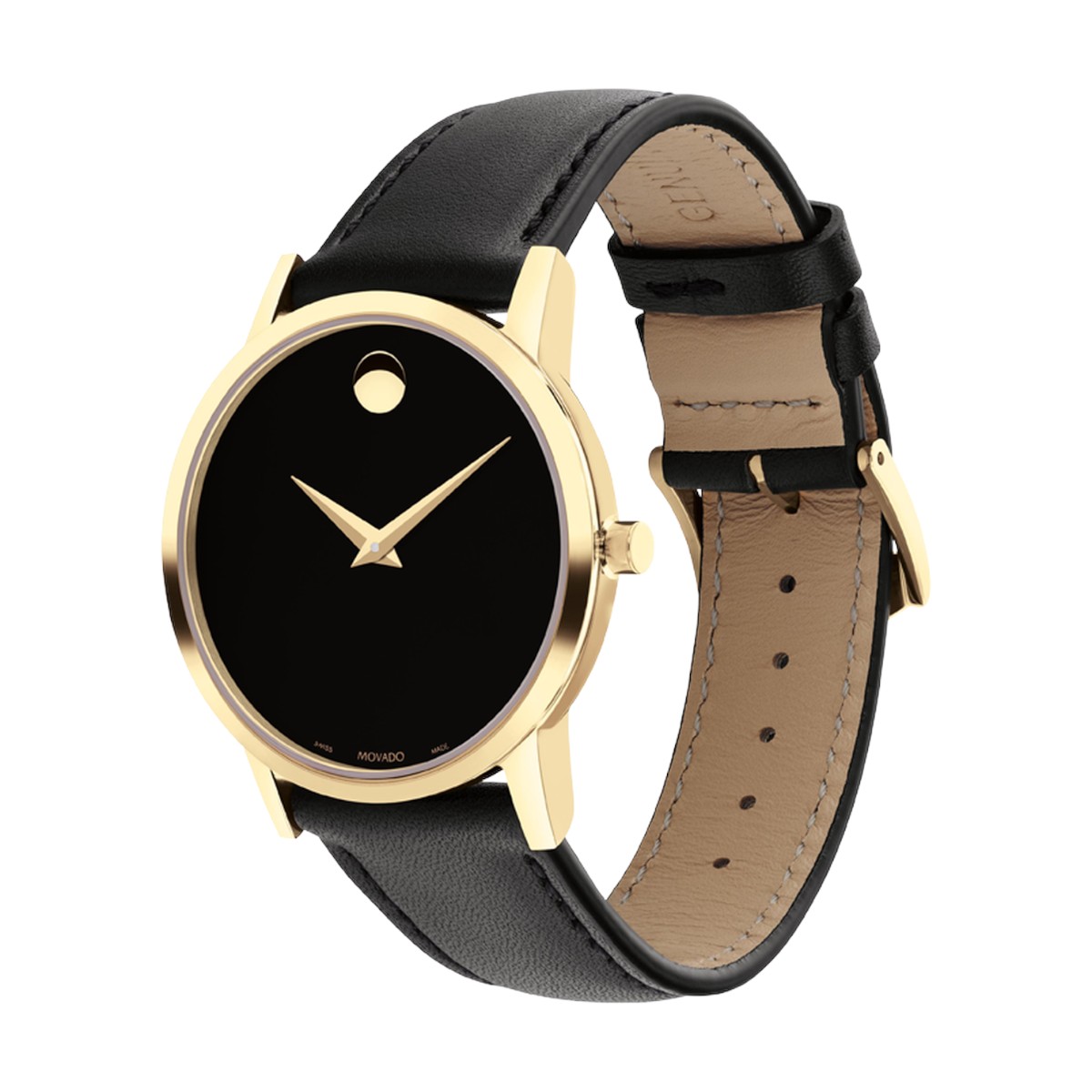 Movado Classic 33mm Women's Watch, Black Dial