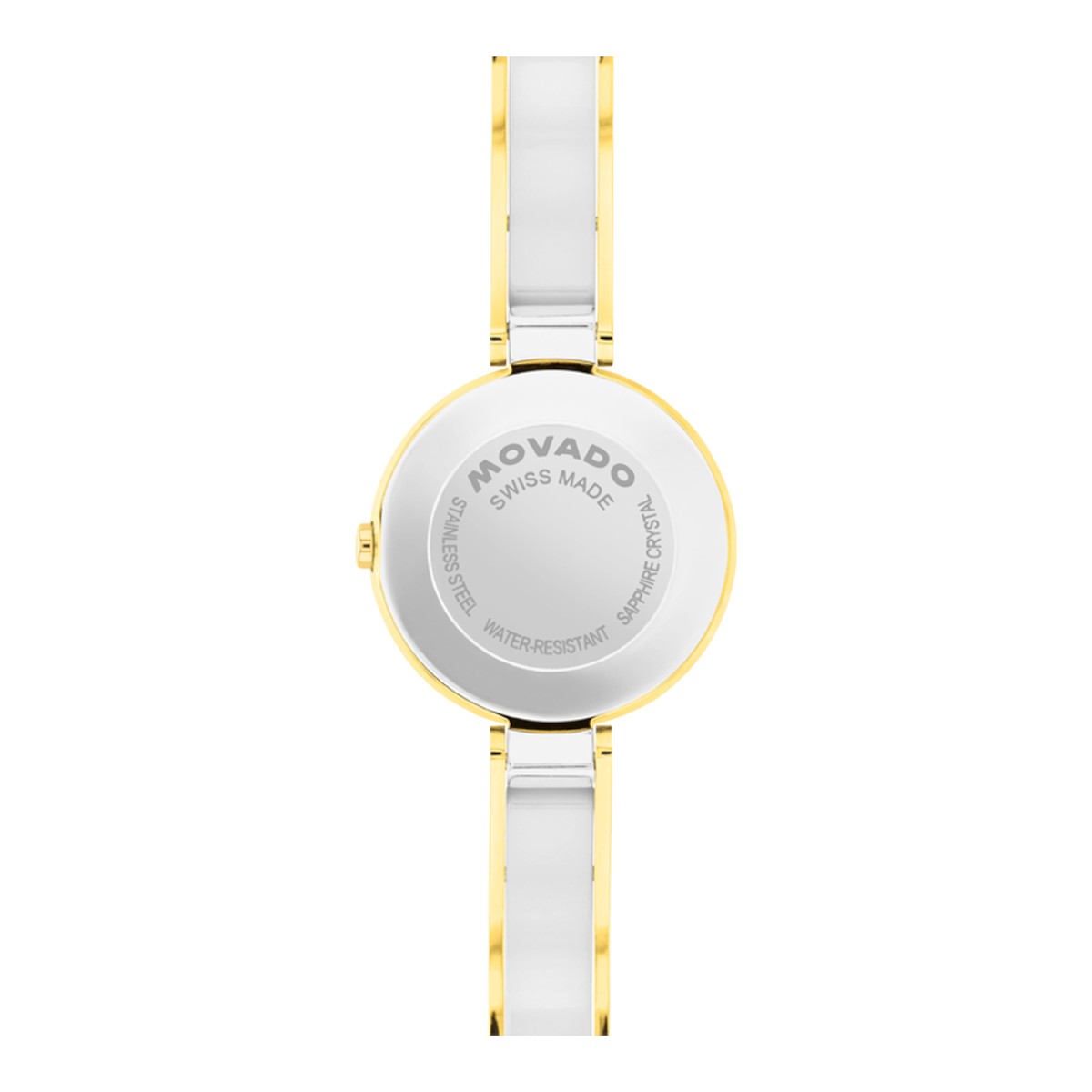 Movado Moda 24mm Women's Watch, Silver White Dial