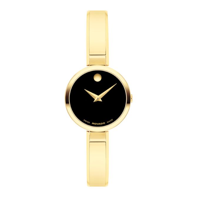 Movado Moda 24mm Women's Watch, Black Dial
