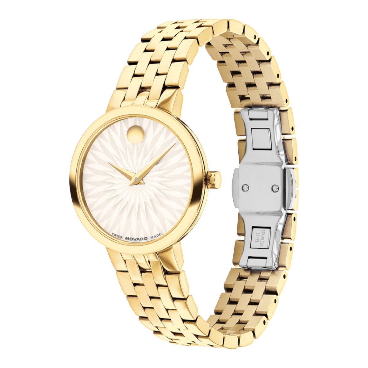 Movado Museum Classic 29.5mm Women's Watch, White Dial