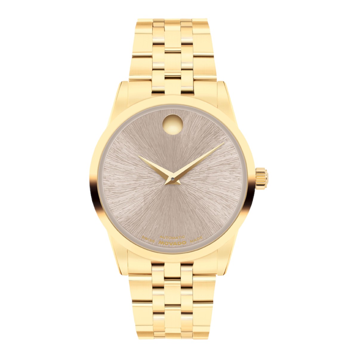 Movado Museum Classic Automatic 33mm Women's Watch, Grey Dial