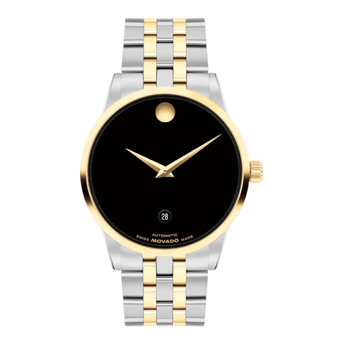 Movado Museum Classic Automatic 40mm Men's Watch, Black Dial