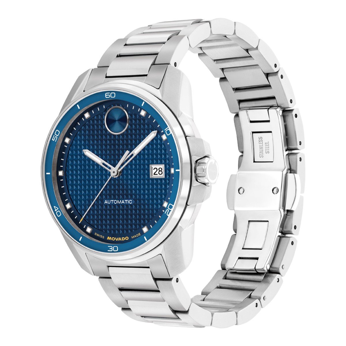Movado BOLD Verso Automatic 41mm Men's Watch, Blue Dial