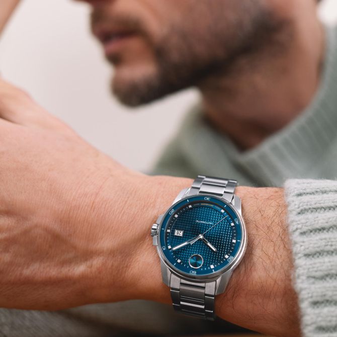 Movado BOLD Verso Automatic 41mm Men's Watch, Blue Dial | 3600961