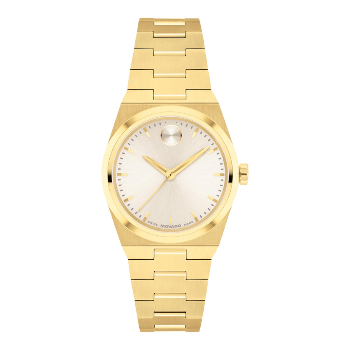 Movado BOLD Quest Mini 28mm Women's Watch, Champagne Dial