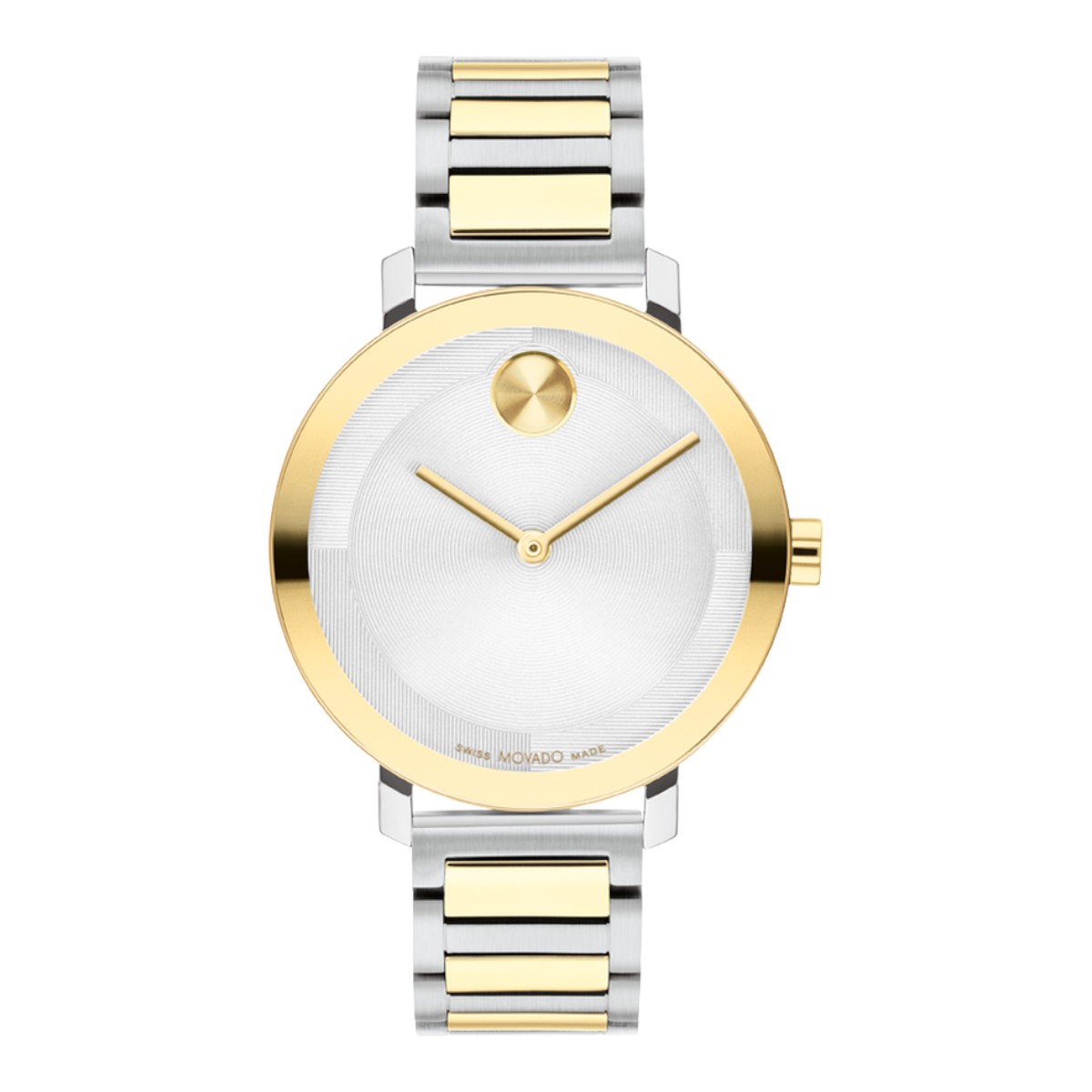 Movado Bold Evolution 2.0 34mm Women's Watch, Silver Dial