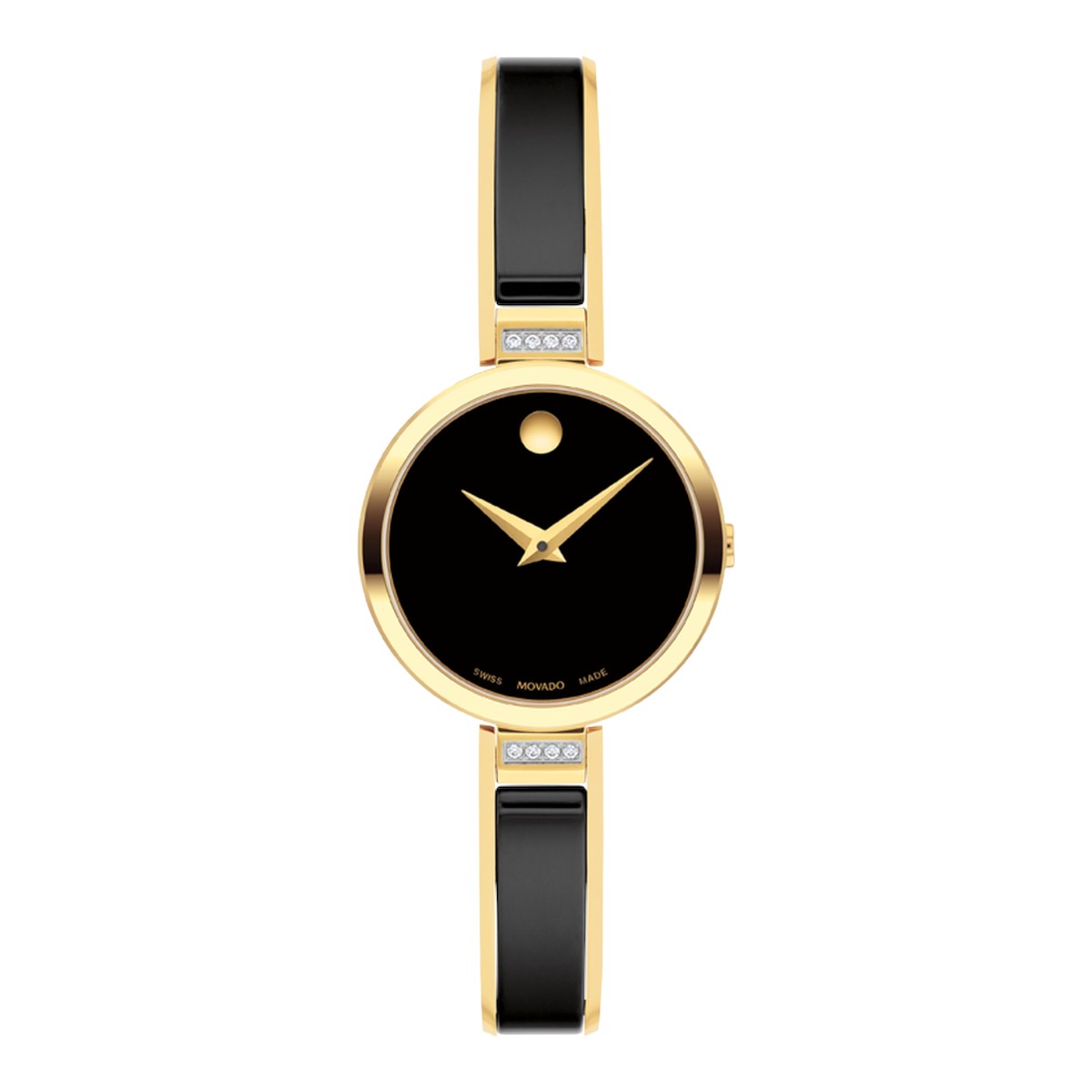 Movado Moda 24mm Women's Watch, Black Dial