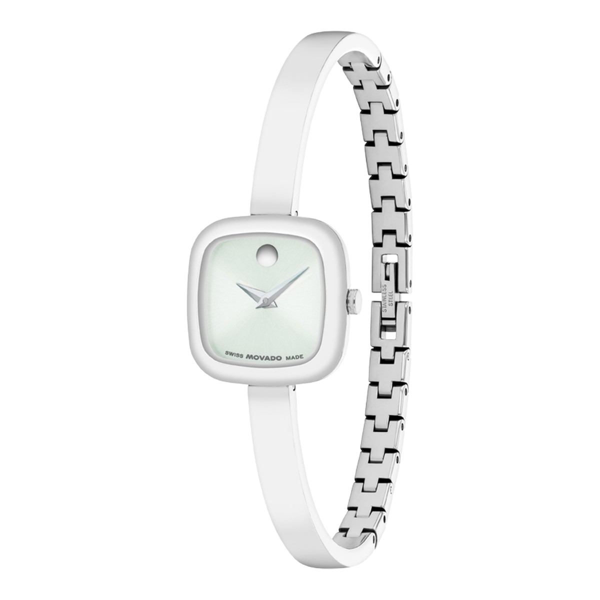Movado Museum Bangle 21.5mm Women's Watch, Green Dial