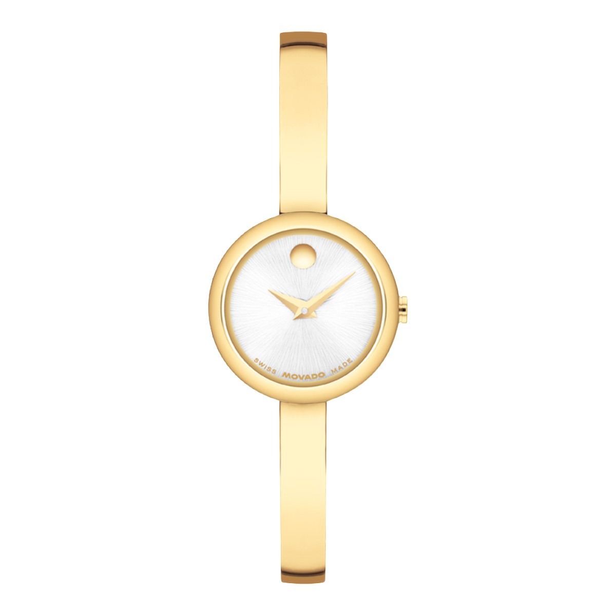 Movado Museum Bangle 21.5mm Women's Watch, Silver Dial