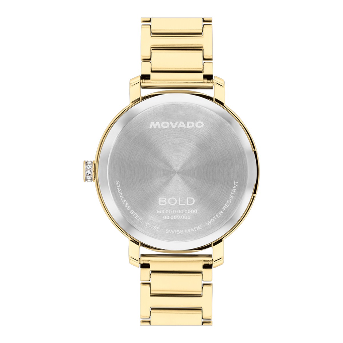 Movado Bold Evolution 2.0 34mm Women's Watch, Yellow Gold Plated Dial