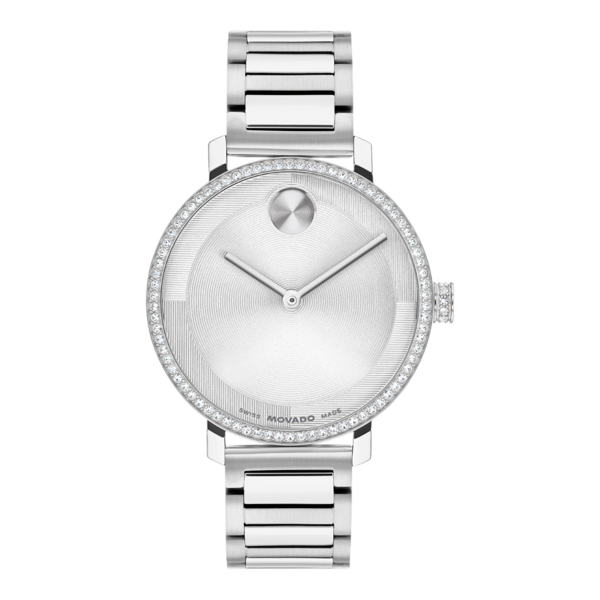 Movado BOLD Evolution 2.0 34mm Women's Watch, Silver Dial