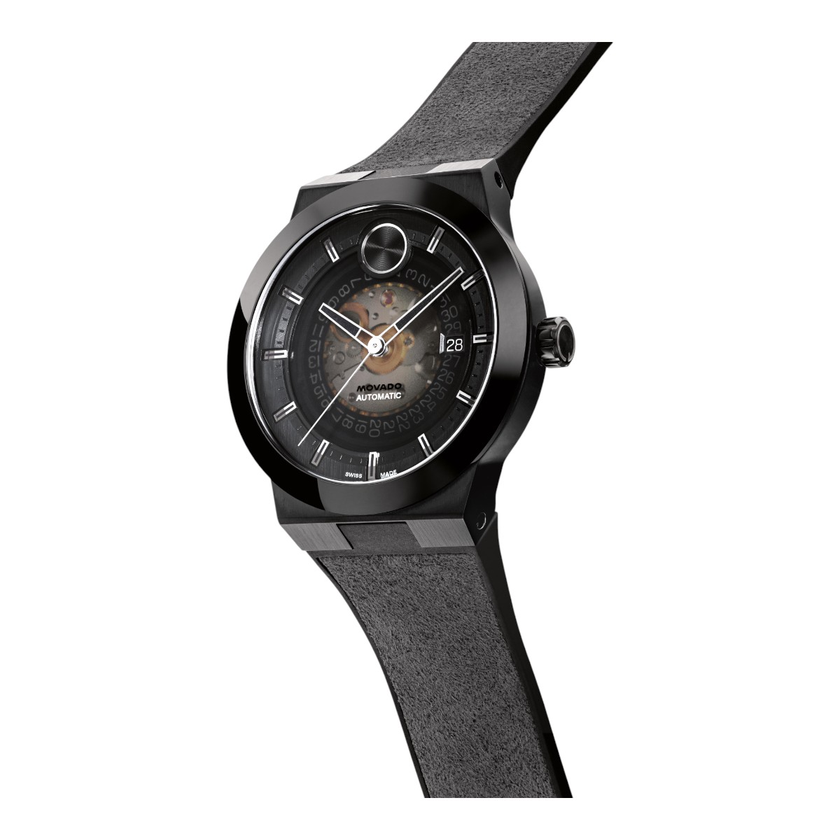 Movado BOLD Fusion 44mm Men's Watch, Black Dial