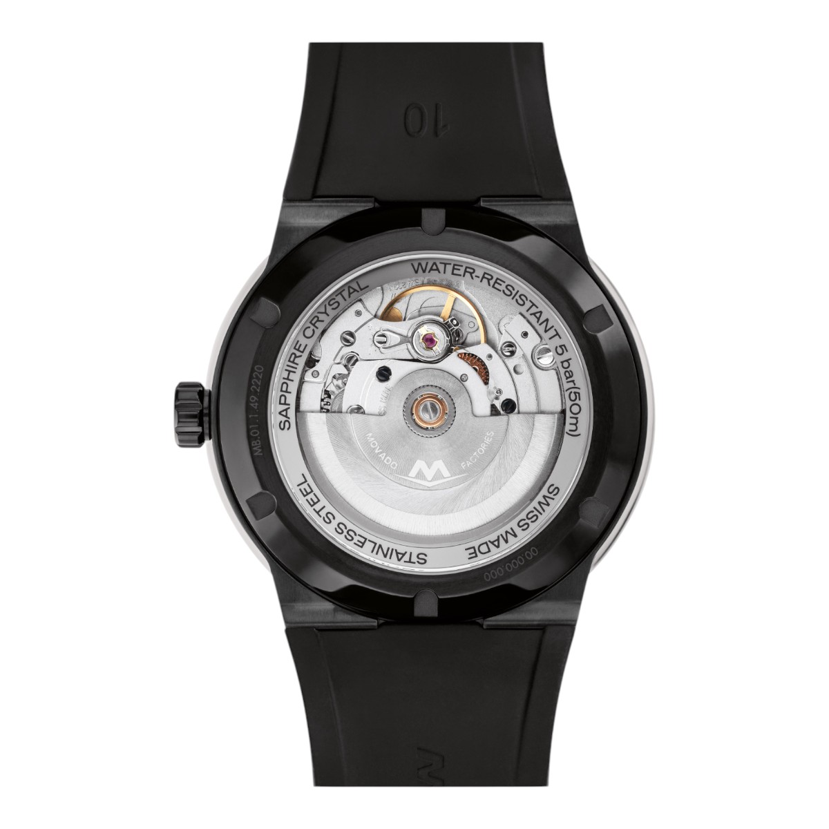 Movado BOLD Fusion 44mm Men's Watch, Black Dial