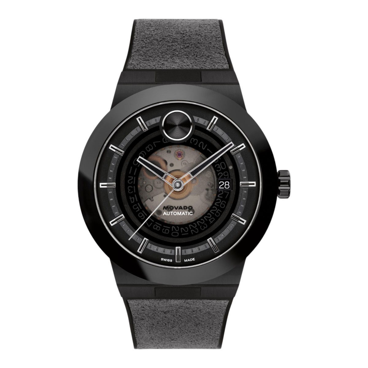 Movado BOLD Fusion 44mm Men's Watch, Black Dial