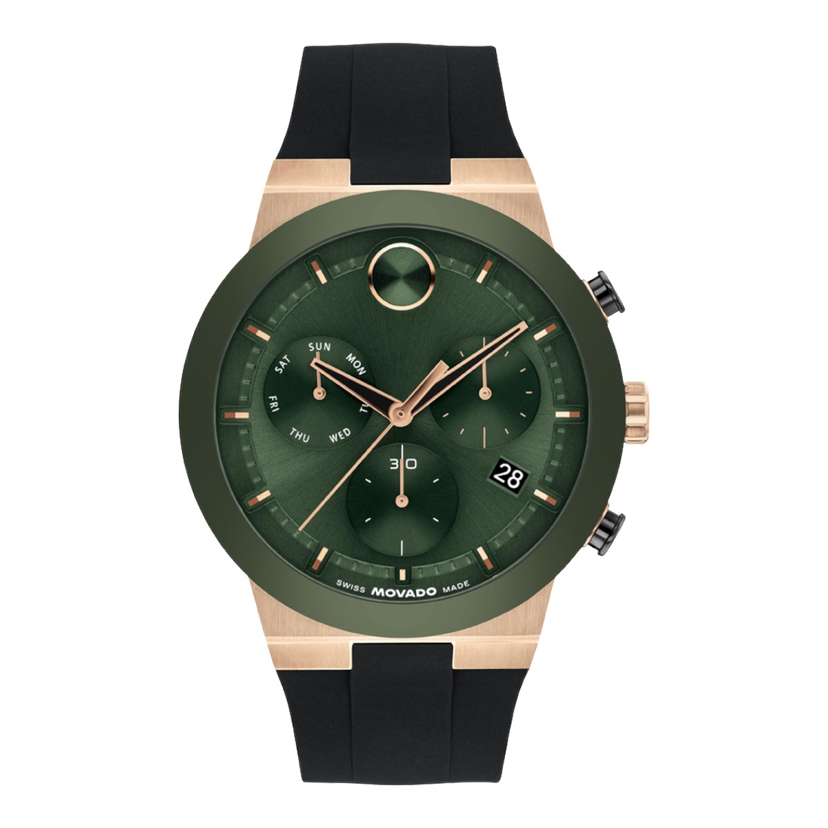 Movado BOLD Fusion 44mm Men's Watch, Green Dial
