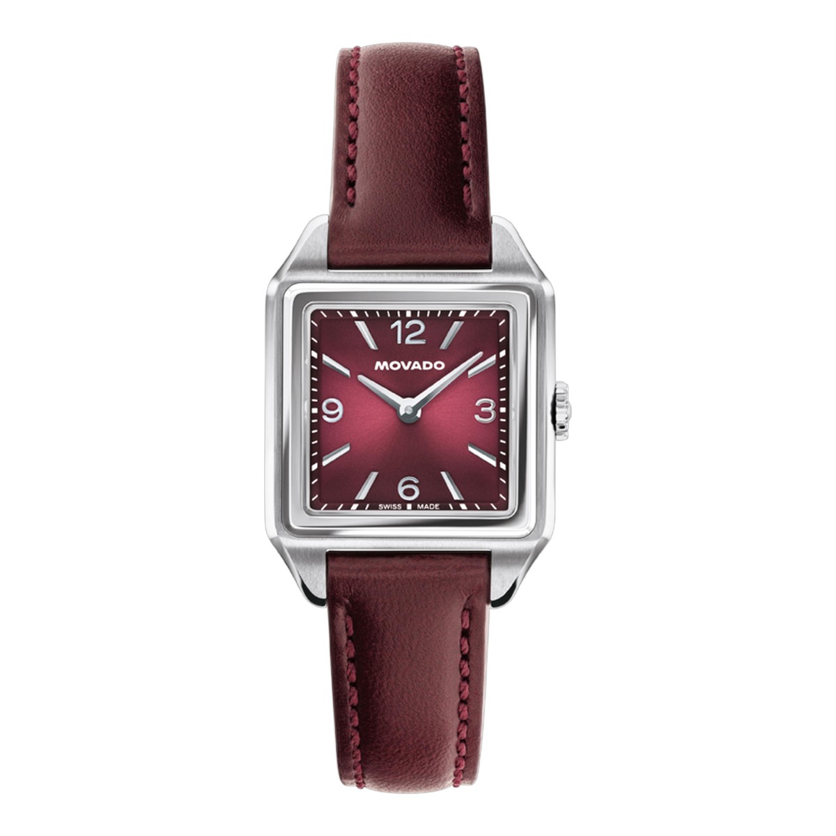 Movado Heritage 1917 25mm x 34.10mm Watch, Cherry Ombre Dial