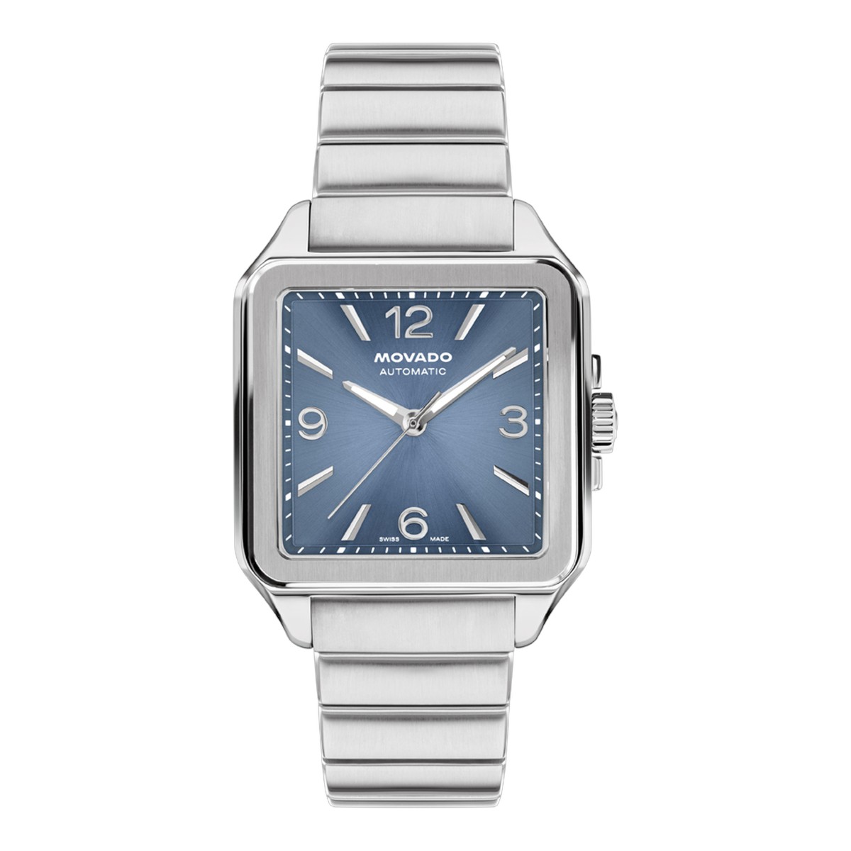 Movado Heritage 1917 35mm x 45.20mm Watch, Cool Blue Ombre Dial