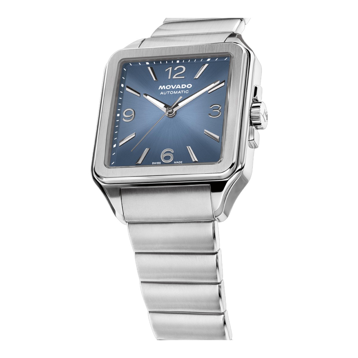 Movado Heritage 1917 35mm x 45.20mm Watch, Cool Blue Ombre Dial