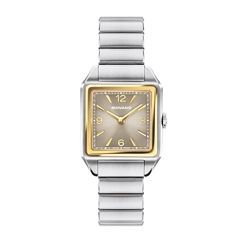 Movado Heritage 1917 25mm x 34.10mm Women's Watch, Taupe Dial