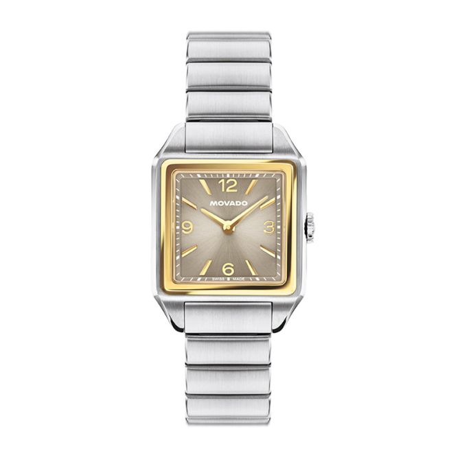 Movado Heritage 1917 25mm x 34.10mm Women's Watch, Taupe Dial