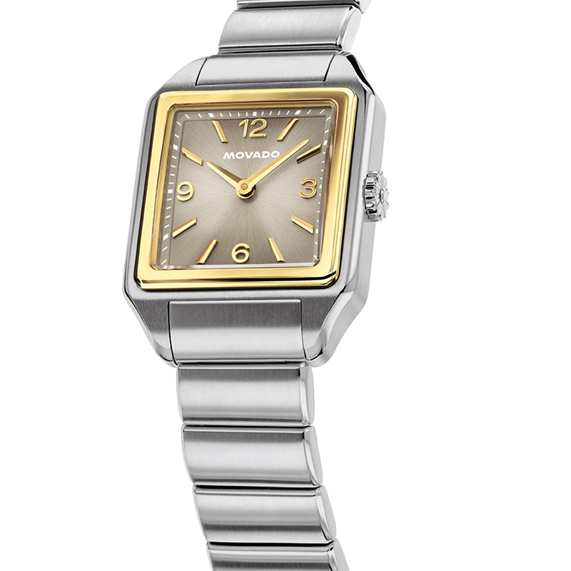 Movado Heritage 1917 25mm x 34.10mm Women's Watch, Taupe Dial