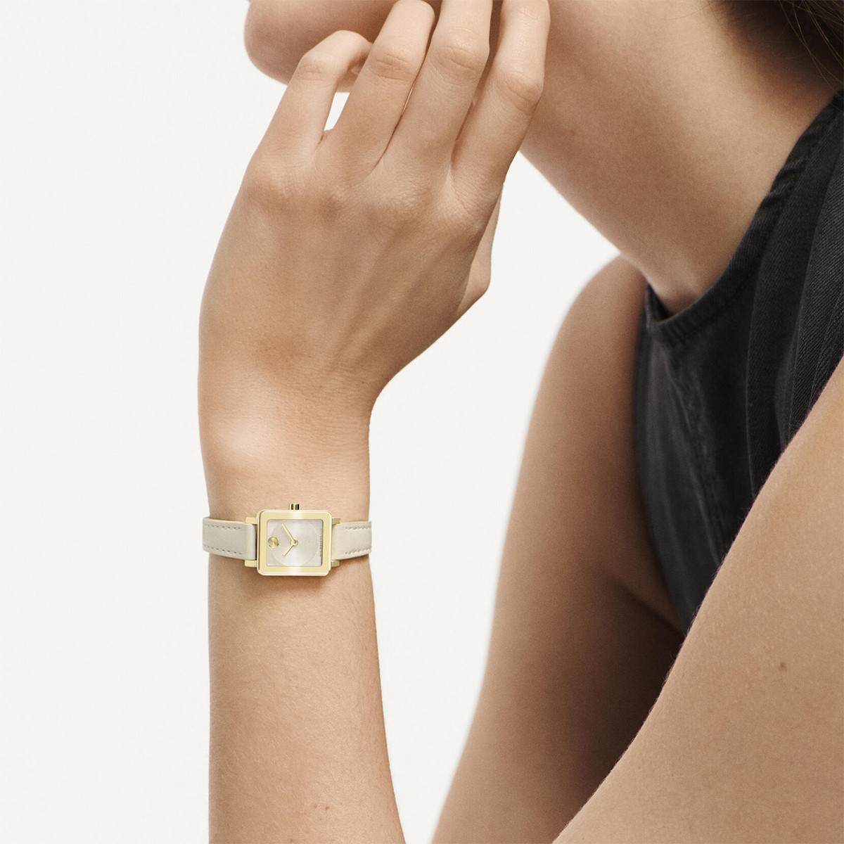 Movado BOLD Evolution 2.0 Mini 20mm x 23mm Women's Watch, Champagne Dial
