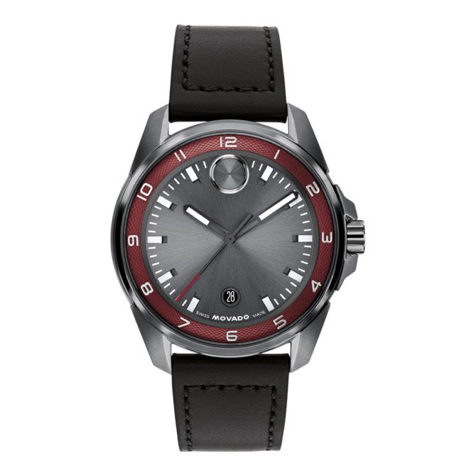 Movado BOLD Verso S 42mm Men's Watch, Grey Dial