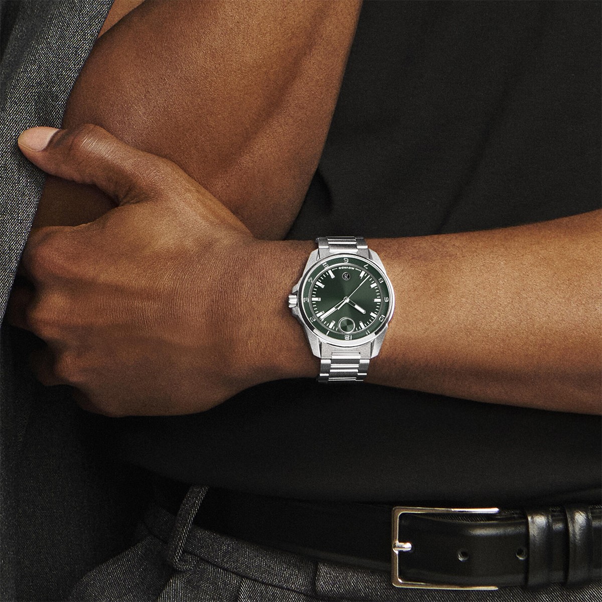 Movado BOLD Verso S 42mm Men's Watch, Green Dial