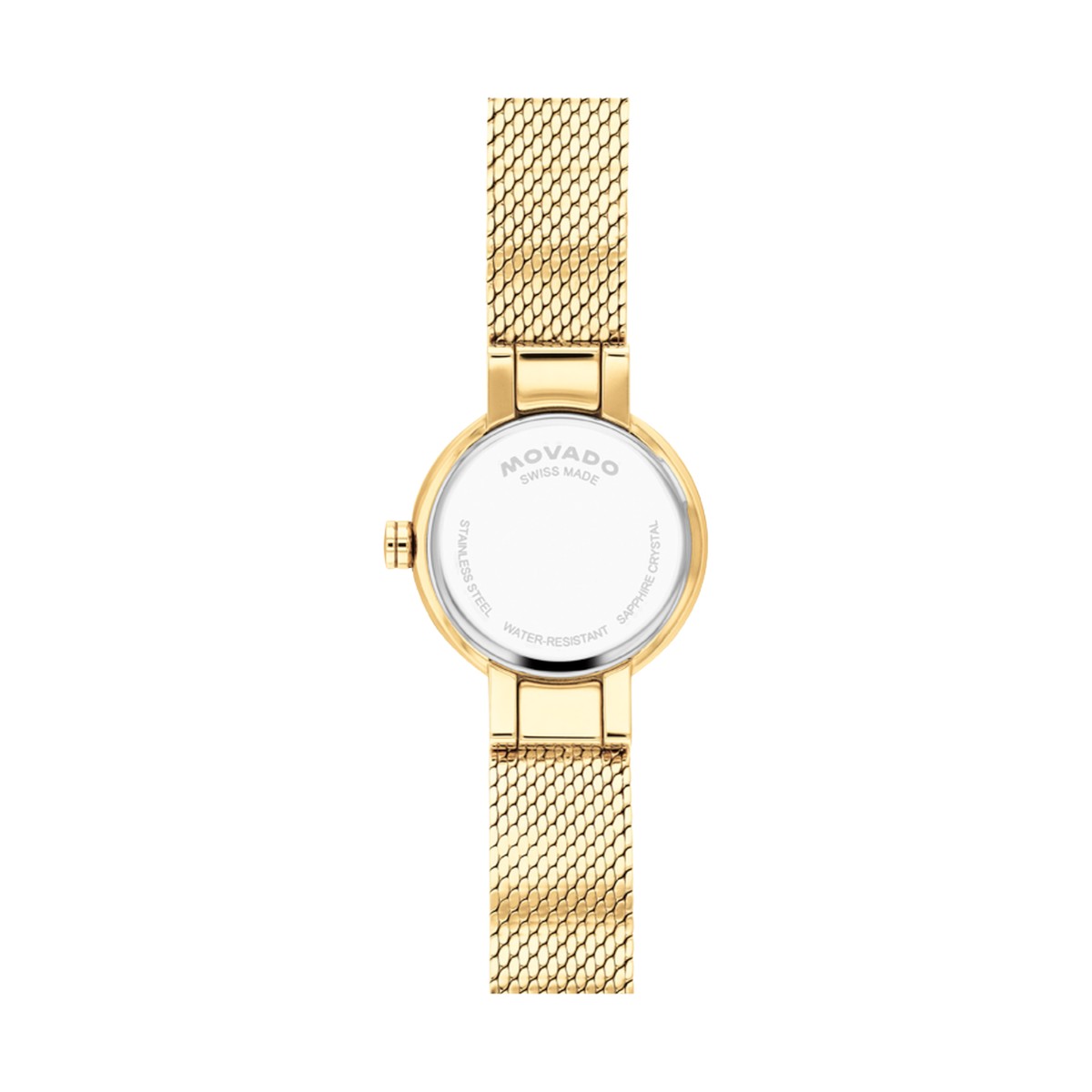 Movado Museum Velura Mini 21mm Women's Watch, Yellow Gold Tone Dial